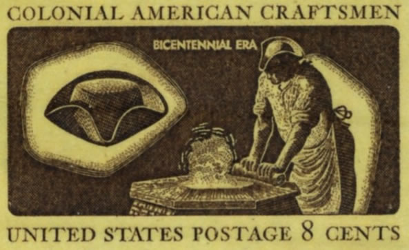 Colonial Hatter Stamp