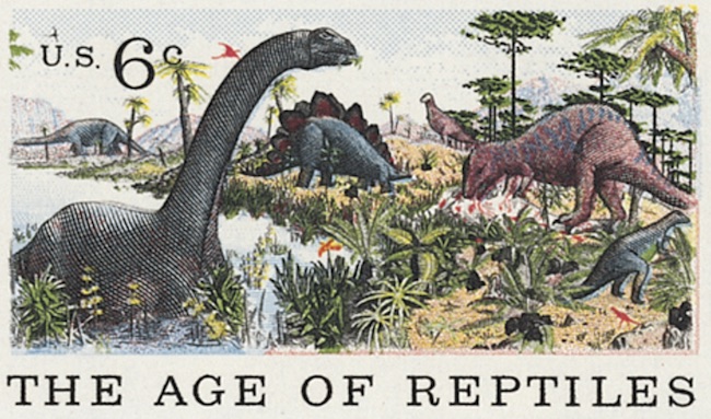 Age of Reptiles Stamp