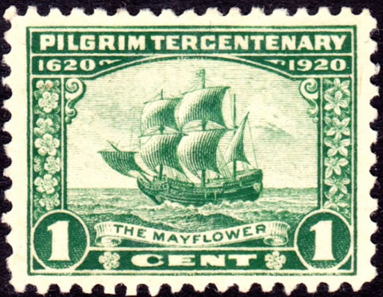 Mayflower Postage Stamp