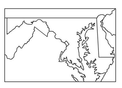 Maryland Outline Map 7019e7601c3c7c19802702cfd960e1fe