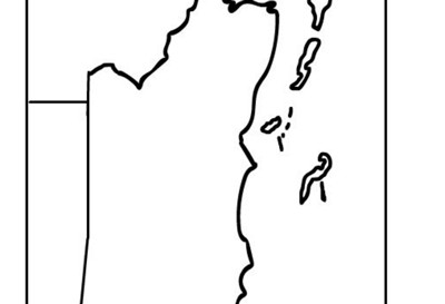 Belize Outline Map