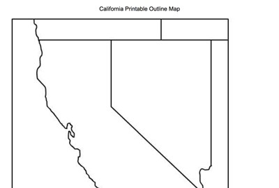 California Outline Map