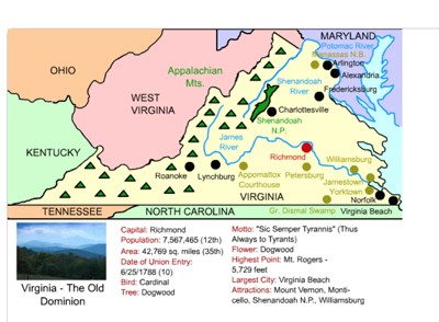 Virginia Interactive Map